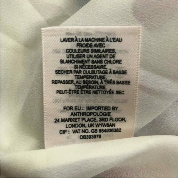 Maeve Anthropologie Watercolor Dot Shift lined Dress XS - Picture 11 of 11